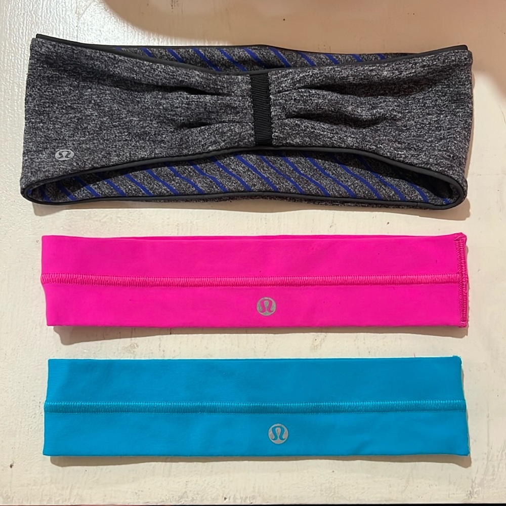 3 Lululemon Headbands